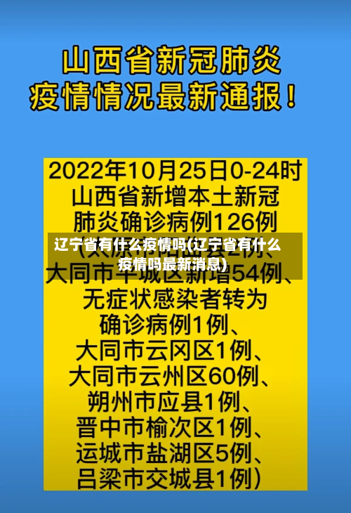 辽宁省有什么疫情吗(辽宁省有什么疫情吗最新消息)-第1张图片