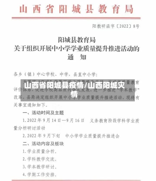 山西省阳城县疫情/山西阳城灾情-第1张图片