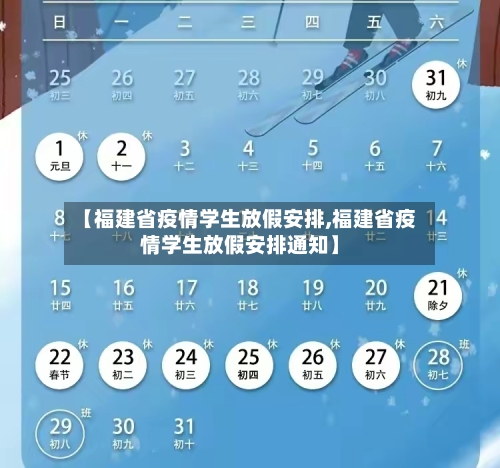 【福建省疫情学生放假安排,福建省疫情学生放假安排通知】-第2张图片