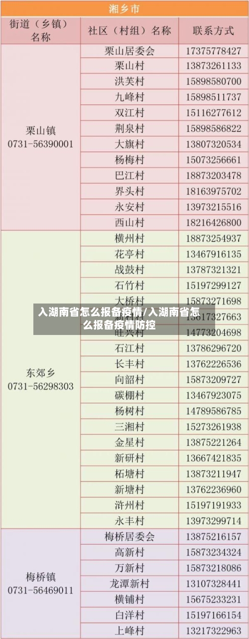入湖南省怎么报备疫情/入湖南省怎么报备疫情防控-第1张图片