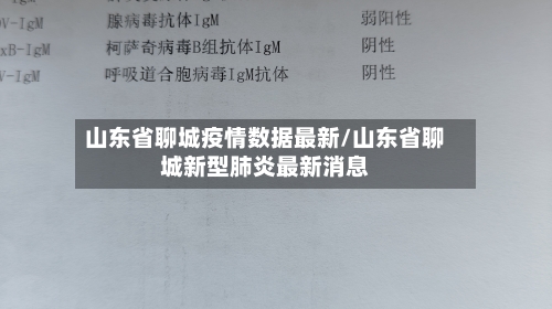 山东省聊城疫情数据最新/山东省聊城新型肺炎最新消息-第3张图片