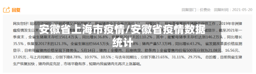 安徽省上海市疫情/安徽省疫情数据统计-第2张图片