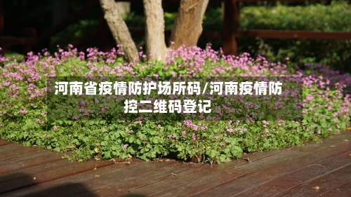 河南省疫情防护场所码/河南疫情防控二维码登记-第3张图片