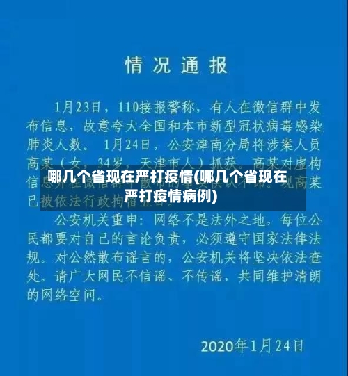 哪几个省现在严打疫情(哪几个省现在严打疫情病例)-第2张图片