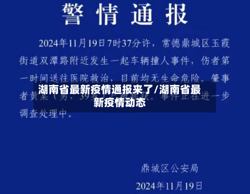湖南省最新疫情通报来了/湖南省最新疫情动态-第3张图片