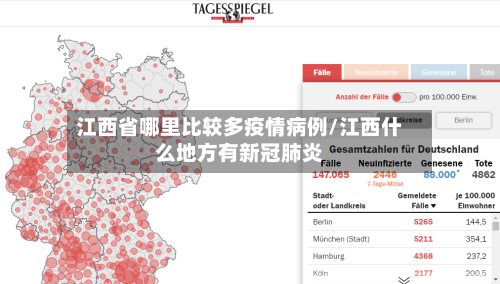 江西省哪里比较多疫情病例/江西什么地方有新冠肺炎-第1张图片