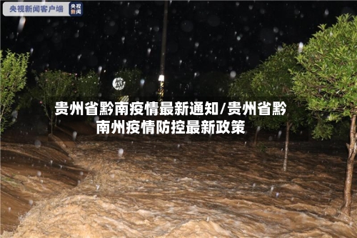 贵州省黔南疫情最新通知/贵州省黔南州疫情防控最新政策-第2张图片
