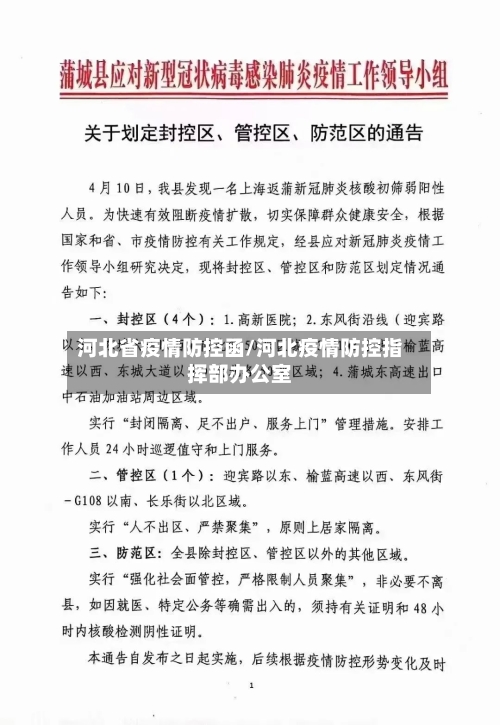 河北省疫情防控函/河北疫情防控指挥部办公室-第1张图片