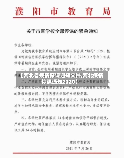 【河北省疫情停课通知文件,河北疫情停课通知2020】-第2张图片