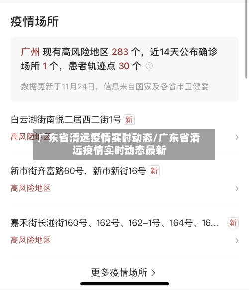 广东省清远疫情实时动态/广东省清远疫情实时动态最新-第1张图片