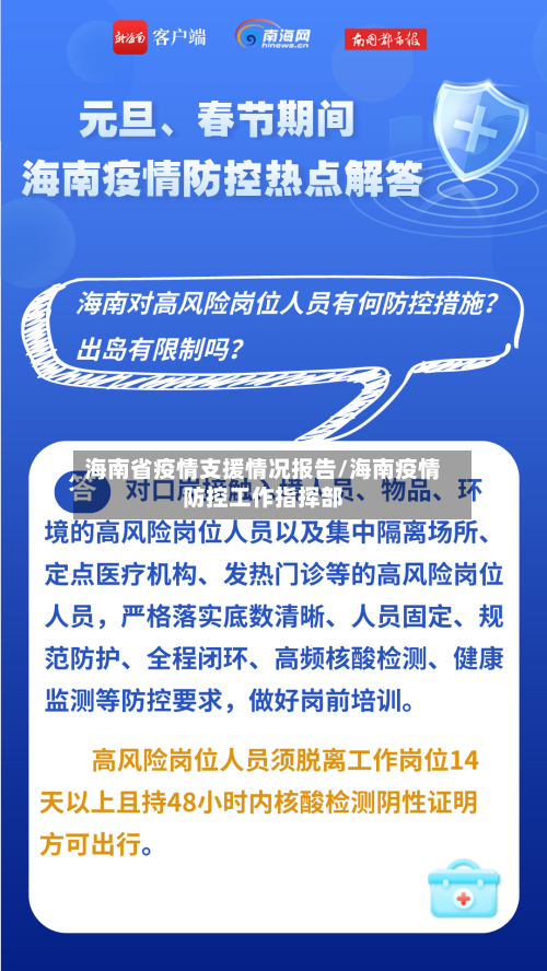 海南省疫情支援情况报告/海南疫情防控工作指挥部-第2张图片