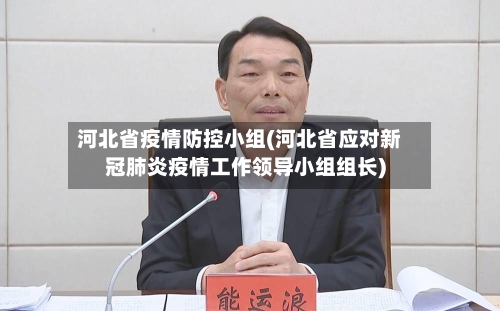 河北省疫情防控小组(河北省应对新冠肺炎疫情工作领导小组组长)-第2张图片