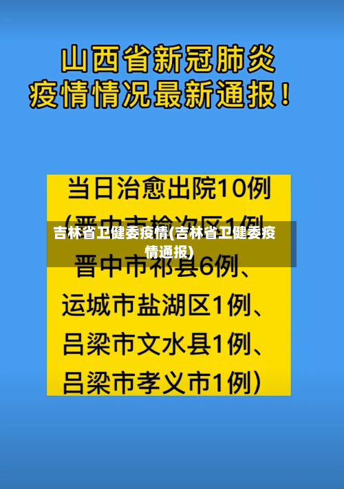 吉林省卫健委疫情(吉林省卫健委疫情通报)-第1张图片