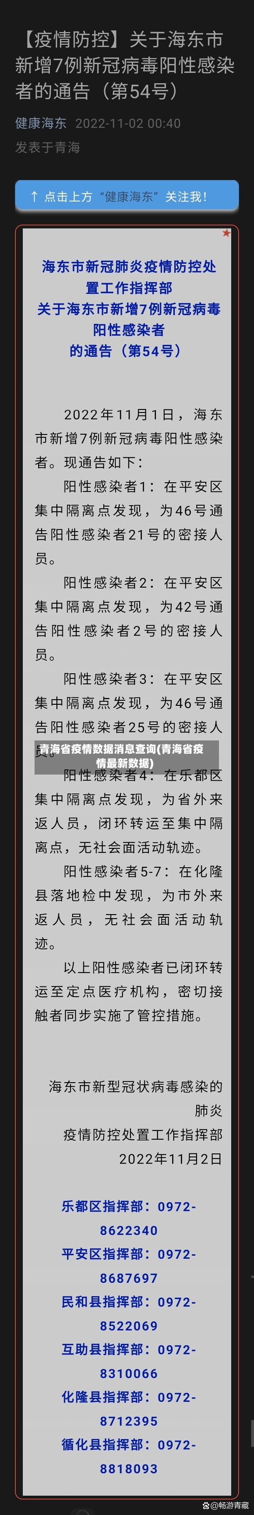 青海省疫情数据消息查询(青海省疫情最新数据)-第1张图片