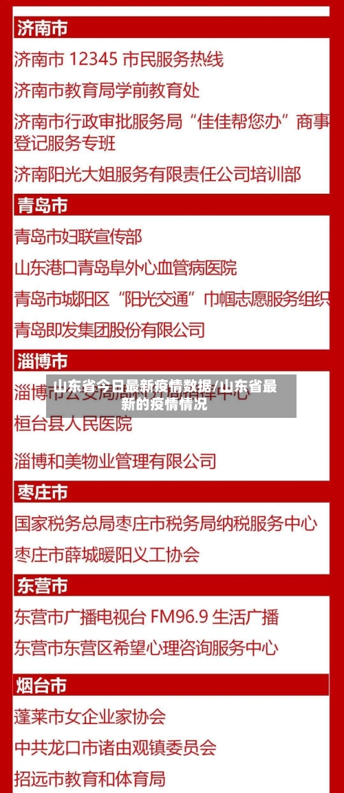 山东省今日最新疫情数据/山东省最新的疫情情况-第2张图片