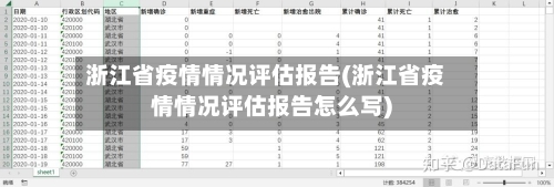 浙江省疫情情况评估报告(浙江省疫情情况评估报告怎么写)-第2张图片