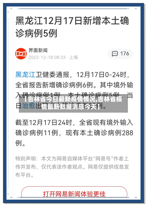 【吉林省今日最新疫情情况,吉林省疫情最新数据消息今天】-第1张图片