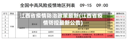江西省疫情防治政策最新(江西省疫情防控最新公告)-第1张图片