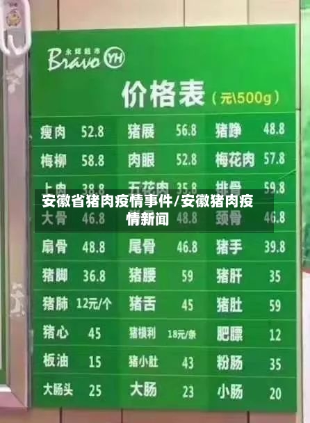 安徽省猪肉疫情事件/安徽猪肉疫情新闻-第1张图片